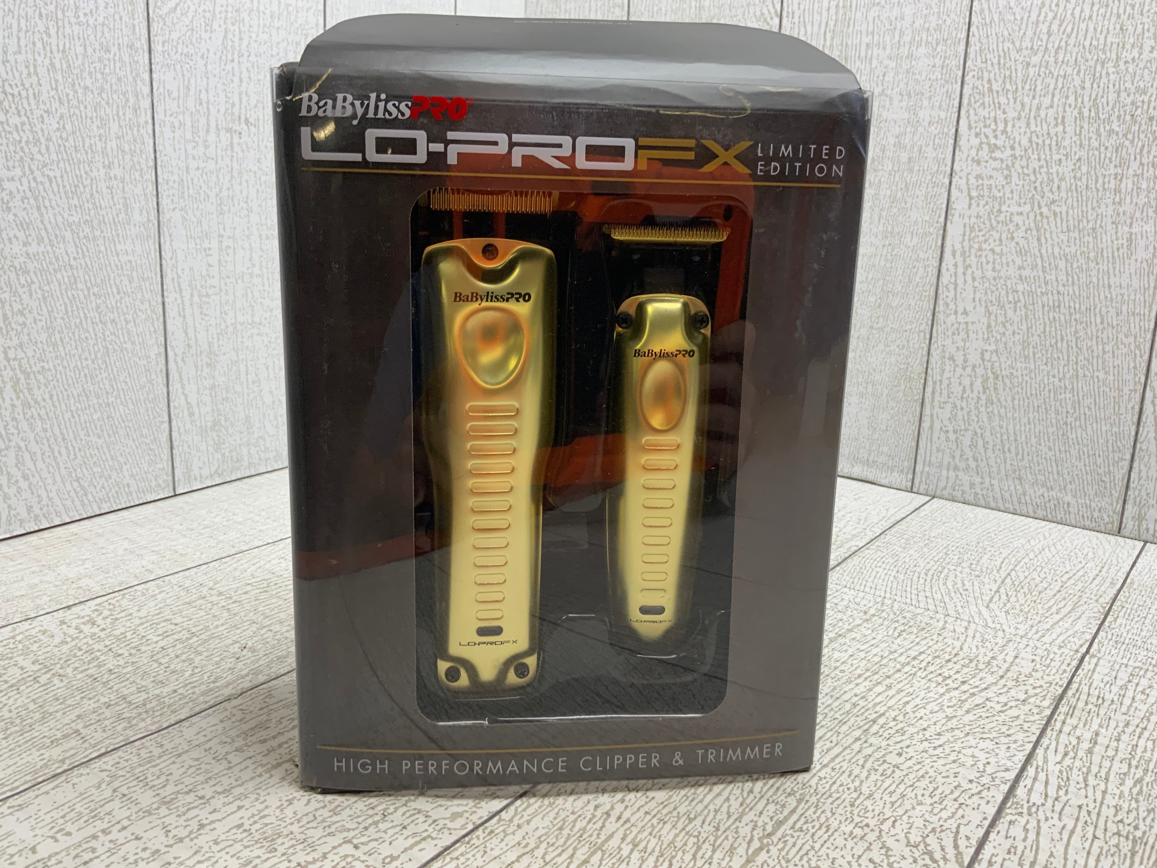 BaBylissPRO LoPROFX Collection – Trimmer and Clipper - Gold (8055896998126)